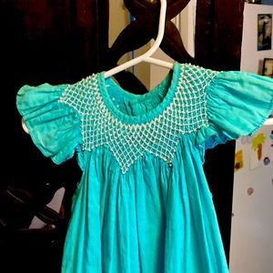 Toddler smocked dress